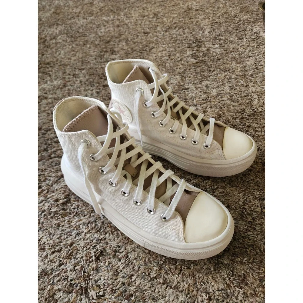 Converse‎ Chuck Taylor All Star Move High Top Platform Egret Pink A03722C W9